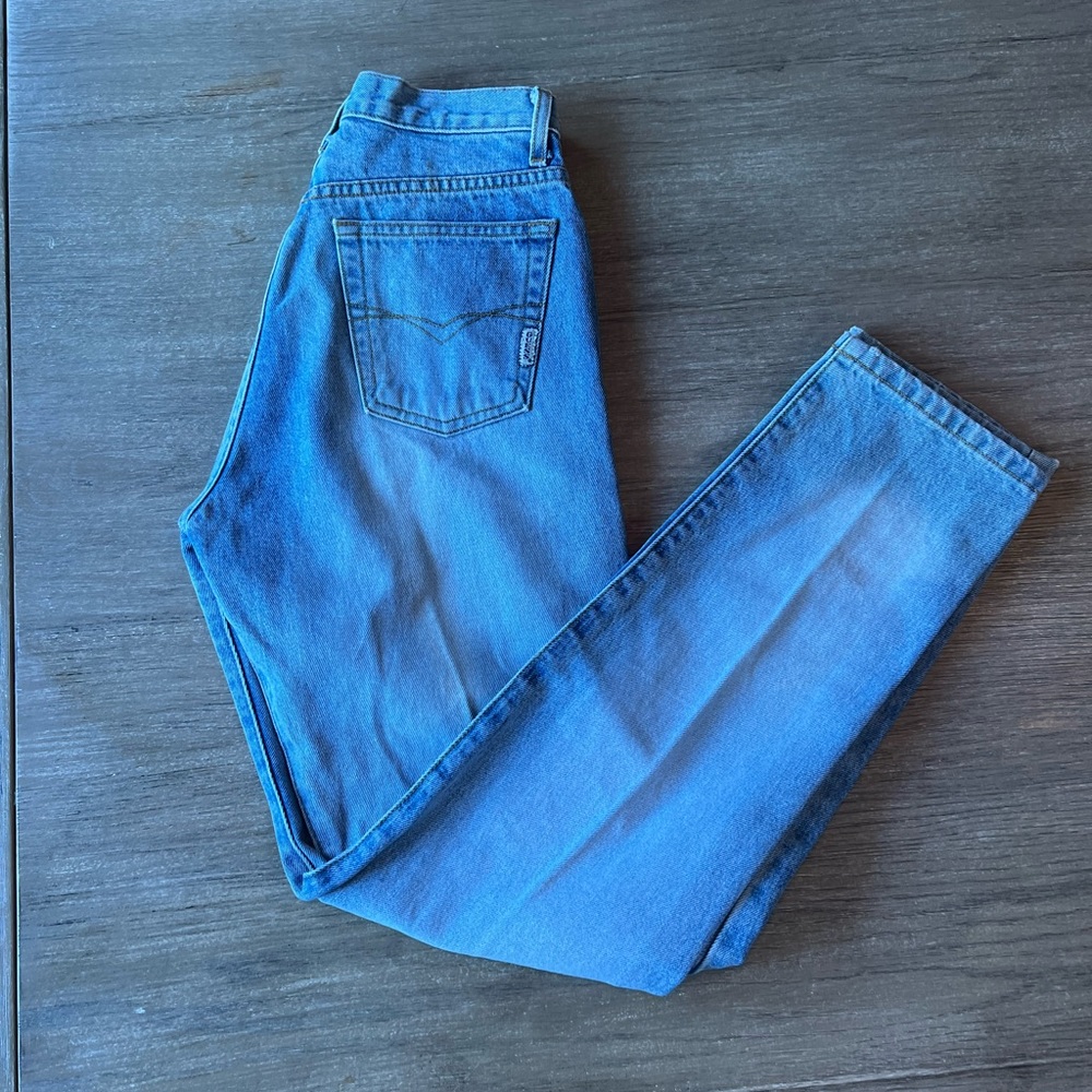 Guess vintage woman’s button fly denim jeans pants